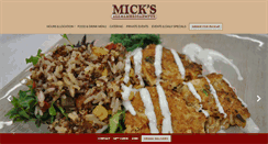 Desktop Screenshot of micksallamericanpub.com